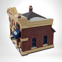 Vintage 1992 Department 56 Snow Village "Village Vet and Pet Shop" - Lighted Ceramic Building - Christmas Village Collectible