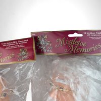 Vintage 1998 Mistletoe Memories Santa and Mrs. Claus Dolls with Crochet Pattern, Christmas Decorations
