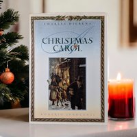 Signed 1990 Charles Dickens "A Christmas Carol" - Illustrated by Roberto Innocenti - Signed by Gerald Charles Dickens - Collectible Book