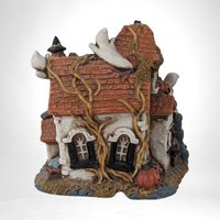 Vintage Halloween Ceramic Houses | Spooky Hollow Village | Haunted House, Bookstore, Witch Boutique | Collectible Halloween Decor