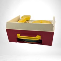 Vintage Fisher Price Music Box Record Player, 1970s Toy, Children's Record Player,  Preschool Toys,  Nostalgic Toys,  Kids Music Toy