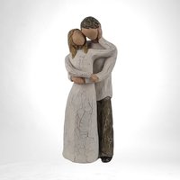 2001 Willow Tree "Together" Figurine, Romantic Couple Sculpture, Anniversary Gift, Wedding Decor