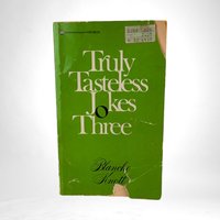 1983 Truly Tasteless Jokes Three by Blanche Knott, Vintage Joke Book,  Humor Book,  Gag Gift,  Vintage Paperback