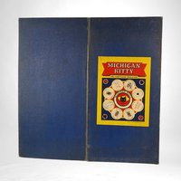 Vintage 1938 Transogram Michigan Kitty Game Board,  Wall Decor,  Serving Tray,  Game Room Decor,  Unique Gift