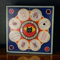 Vintage 1938 Transogram Michigan Kitty Game Board,  Wall Decor,  Serving Tray,  Game Room Decor,  Unique Gift