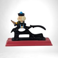 Vintage Cast Iron Nutcracker |  Antique Nut Cracker |  Wooden Base | Kitchen Decor | Functional Decor | Collectible Kitchenware