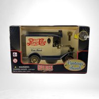 Vintage 1987 Golden Wheel Pepsi Cola Die Cast Locking Bank | Collectible Pepsi Truck | Retro Advertising Memorabilia