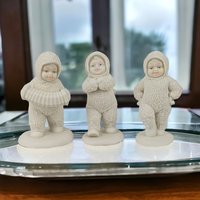 Vintage Department 56 Snowbabies Figurines - Angels, Candle Holders, Snowman, Winter Decor, Collectible Figurines