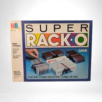 Vintage 1983 Super Racko Game by Milton Bradley - Complete with Instructions - Fun Family Game Night - Retro Card Game