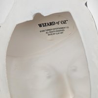Vintage 1995 Clay Art Wizard of Oz Cowardly Lion, Tin Man and Cowardly Lion Wall Mask Set - Turner Entertainment - Whimsical Home Decor
