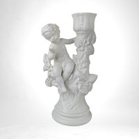 Vintage Holland Mold Cherub Candlestick Holders | Pair of Porcelain Cherubs | Angel Candle Holders | Romantic Home Decor | Wedding Decor