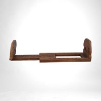 Vintage Hand Carved Wooden Bookends, Elephant Bookends, Adjustable Book Holder,  Desk Organizer, Unique Gift for Reader