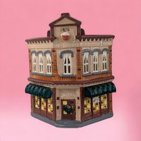 Vintage 1986 Department 56 Snow Village Bakery - Lighted Ceramic Building - Christmas Village Collectible