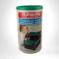 Vintage Playskool Lincoln Logs Explorer Set,  Building Toy,  Creative Play,  Educational Toy,  Pretend Play