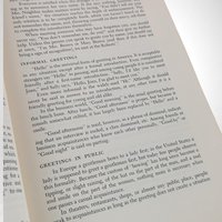 1965 Emily Post's Etiquette, The Blue Book of Social Usage, Hardcover, Vintage Etiquette Guide, Revised Edition