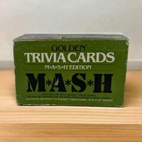 Vintage 1984 MASH Trivia Cards | Complete Set | Golden Trivia Game | TV Show Memorabilia | Retro Game | 80s Nostalgia Gift