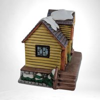 Vintage 1987 Lefton Colonial Village Train Station | Lighted Ceramic Building | Christmas Village | Holiday Decor | Collectible