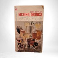 1962 The Art of Mixing Drinks, Vintage Cocktail Book,  Bar Guide,  Mid-Century Modern,  Retro Recipes,  Gift for Host