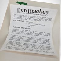 Vintage 1975 Lakeside Perquackey Word Game | Dice Game | Family Game Night
