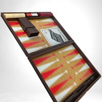 Vintage 1976 E.S. Lowe Tournament Backgammon Game | Complete with Instructions | Retro Board Game |  Classic Game