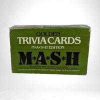 Vintage 1984 MASH Trivia Cards | Complete Set | Golden Trivia Game | TV Show Memorabilia | Retro Game | 80s Nostalgia Gift