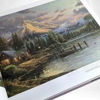 Thomas Kinkade Masterworks of Light | Coffee Table Book | Art Book | 2000 Edition | Gift for Art Lover