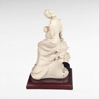 Giuseppe Armani "Maternity with Flowers" Figurine | Capodimonte Porcelain | Vintage Italian Art | 1980s