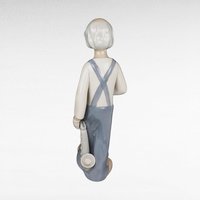 Vintage Cascades Porcelain Clown Figurine | Sad Clown Statue | Made in Spain | Collectible Figurine