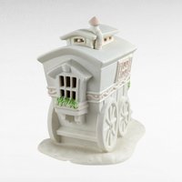 1995 Dept 56 Snowbunnies "My Woodland Wagon" | Springtime Stories | Lighted Figurine