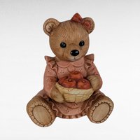 Vintage Bear Figurines, Homco Bear Figurines, Take Me Home Teddy Figurines, Collectible Bear Figurines, Gift for Bear Collector