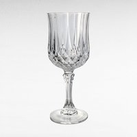Cristal D'Arques Durand Longchamp Wine Glasses, Set of 4, Crystal Wine Glasses, French Crystal, Vintage Wine Glasses,  Elegant Stemware