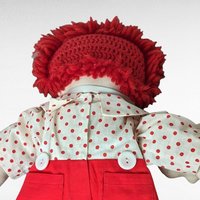 Vintage Handmade Raggedy Ann and Andy Dolls, 20 Inch Rag Dolls, Collectible Dolls, Soft Dolls, Children's Toys