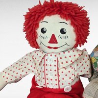 Vintage Handmade Raggedy Ann and Andy Dolls, 20 Inch Rag Dolls, Collectible Dolls, Soft Dolls, Children's Toys