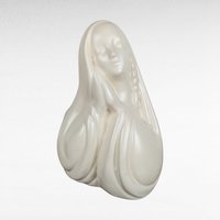 Vintage Ceramic Madonna Music Box Planter, Religious Music Box, Figurine Planter, Unique Gift
