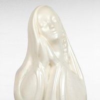 Vintage Ceramic Madonna Music Box Planter, Religious Music Box, Figurine Planter, Unique Gift
