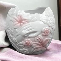 1993 FTD Mother and Child Vase | Porcelain Vase | Floral Vase | Vintage FTD | Mother's Day Gift