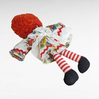 Vintage Handmade Raggedy Ann Doll | Button Eyes | 15" Tall | Collectible Doll | Soft Toy