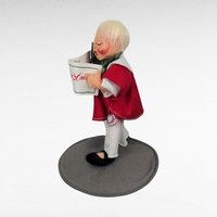 1993 Annalee Choir Boy Doll | Christmas Caroler Figurine | Vintage Collectible Doll | Holiday Decor | 10 Inches