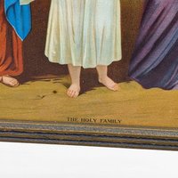 Vintage Framed Print Holy Family, Religious Wall Art, Catholic Home Decor, Gift for Grandparents, 17x13 Inch