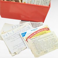 Vintage 1970s Betty Crocker Recipe Box, Retro Recipe Collection, Handwritten Recipes, Magazine Clippings, Cookbook Nostalgia, Kitchen Decor