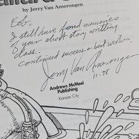 Signed Ballard Street Book 1998, Jerry Van Amerongen Cartoon Book, Humorous Gift, Vintage Comic Book