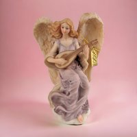 Vintage Roman Seraphim Classics Lydia "Winged Poet" Angel Figurine with Harp
