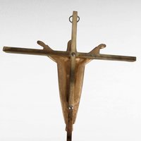 Vintage Metal Crucifix Wall Hanging - Religious Home Decor - Wall Cross - 10 Inch