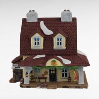 Vintage Dept 56 Van Tassel Manor - Sleepy Hollow - New England Village #5954-4 - Lighted Porcelain House