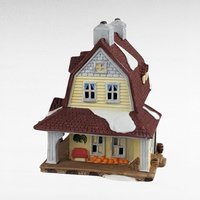 Vintage Dept 56 Van Tassel Manor - Sleepy Hollow - New England Village #5954-4 - Lighted Porcelain House