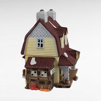 Vintage Dept 56 Van Tassel Manor - Sleepy Hollow - New England Village #5954-4 - Lighted Porcelain House