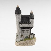 Vintage 1988 David Winter Macbeth's Castle - Scottish Collection - Cottage Figurine -  Shakespearean Decor