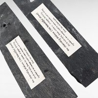 Charraig Alainn Warning for Monks Stone Wall Plaque Pair | Pagan Fertility Symbol | Celtic Monastic Art | 8 Inches Tall
