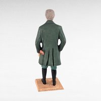 Vintage Dave Grossman Gone with the Wind Gerald O'Hara Figurine | 8.25" Porcelain Collectible | Southern Gentleman Decor | 1990s