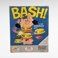 1965 Milton Bradley Bash Game | Vintage Family Board Game | Classic Retro Fun | Collectible Game for Nostalgic Play